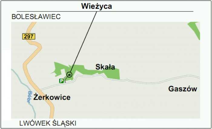 Mapa ogólna dojazdu do Doliny Będkowskiej