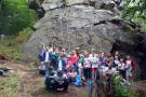 Wspinaczkowa impreza integracyjna dla dzieci w Stołowych Skałach - foto Fundacja Na Maksa