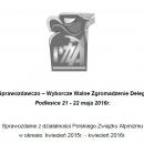 Do Delegatów XIX Walnego Zjazdu Polskiego Związku Alpinizmu